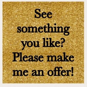 OFFERS WELCOME HERE! 😊